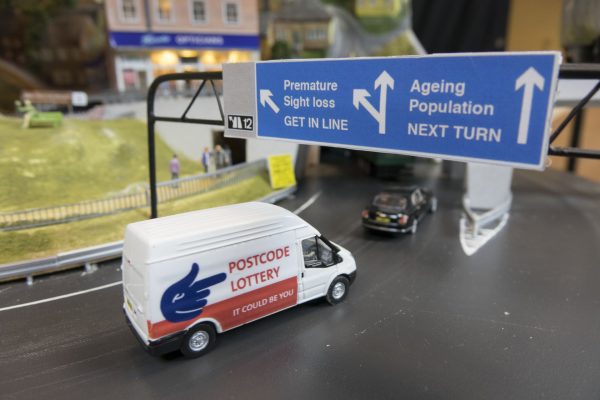 Automaton Postcode Lottery Van