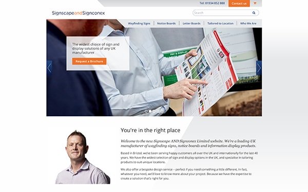 Signscape and Signconex - UX Design and Account Management